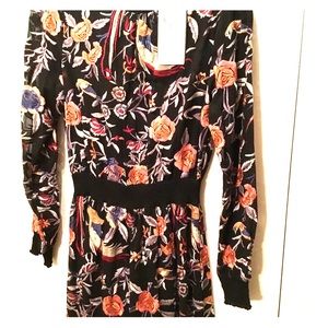 New Zara embroidered dress size small